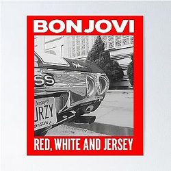 Bon Jovi Winged Heart Inspired Fan Art Poster