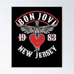 New Jersey 1983 Bon Jovi Poster