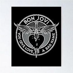 Red Give Love a Bad Name Poster