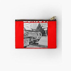 Bon Jovi Winged Heart Dagger Never Say Goodbye Inspired Fan Art Zipper Pouch