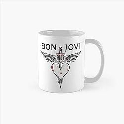 Bon Jovi Winged Heart Mug