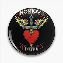 Bon Jovi Fan Art Pin