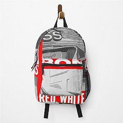 Bon Jovi Winged Heart Dagger Never Say Goodbye Inspired Fan Art Backpack