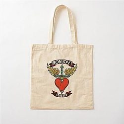 Bon Jovi Tour Fan Art Cotton Tote Bag