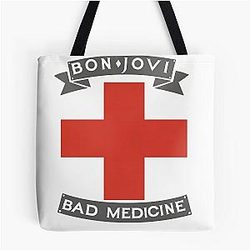 Bad Medicine Bon Jovi Tote Bag