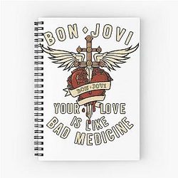 Bad Medicine Bon Jovi Notebook