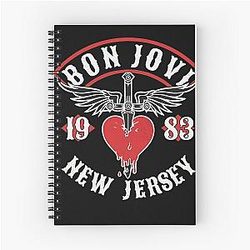 New Jersey 1983 Bon Jovi Notebook