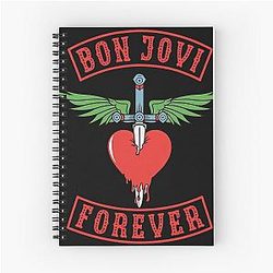 Bon Jovi Spiral Notebook