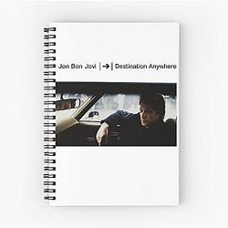 Jon Bon Jovi Destination Anywhere Spiral Notebook