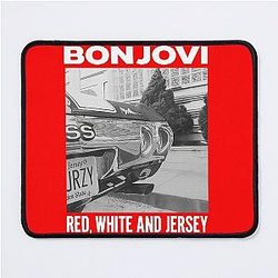 Bon Jovi Winged Heart Inspired Fan Art Mouse Pad