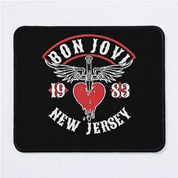 New Jersey Bon Jovi Mouse Pad