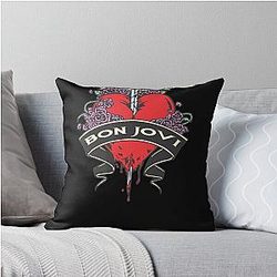 Vengeance Bon Jovi Throw Pillow