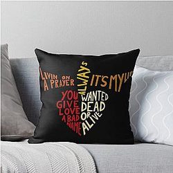 Bon Jovi - Song Throw Pillow