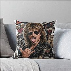Bon Jovi Throw Pillow