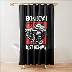 Bon Jovi Tour Lost Highway Shower Curtain