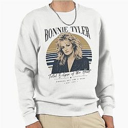 Bonnie Tyler Total Eclipse Retro 80s Music Pullover Sweatshirt