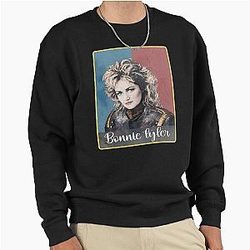 Vintage Retro Memorial Bonnie Tyler Pullover Sweatshirt