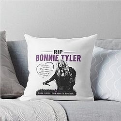 Rip Bonnie Tyler Throw Pillow