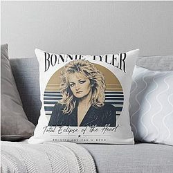 Bonnie Tyler Total Eclipse Retro Throw Pillow