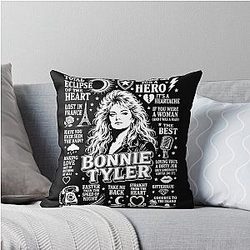Bonnie Tyler Total Eclipse of the Heart Throw Pillow