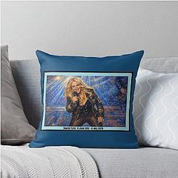 In Memory of Bonnie Tyler Throw Pillow