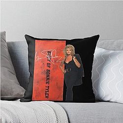 Music - Bonnie Tyler Throw Pillow
