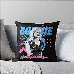 Music by Bonnie Tyler Throw Pillow
