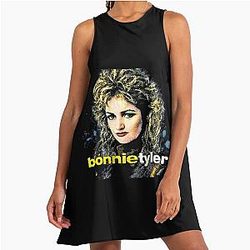 Music by Bonnie Tyler A-Line Dress