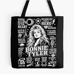 Bonnie Tyler Total Eclipse of the Heart Rock Icon Tote Bag