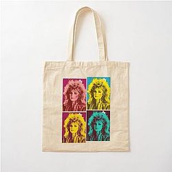 Bonnie Tyler Retro Cotton Tote Bag