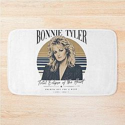 Bonnie Tyler Total Eclipse Retro 80s Music Bath Mat