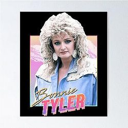 Bonnie Tyler 80s Design Poster
