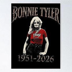Bonnie Tyler Rock Icon Poster
