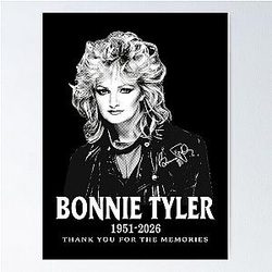 Bonnie Tyler Tribute Poster 1951 2026