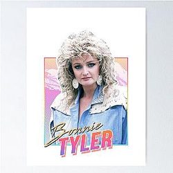 Bonnie Tyler 80s Poster