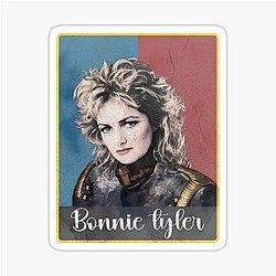 Vintage Retro Memorial Bonnie Tyler Sticker
