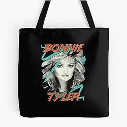 Bonnie Tyler 80s Pop Music Total Eclipse of the Heart All Over Print Tote Bag
