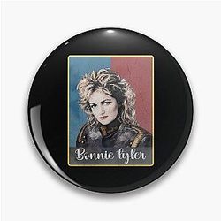 Vintage Retro Memorial Bonnie Tyler Pin