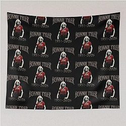 Bonnie Tyler Rock Icon Tapestry