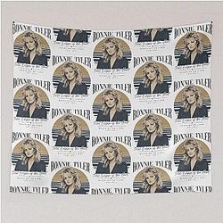 Bonnie Tyler Total Eclipse Retro 80s Music Tapestry