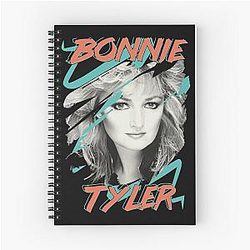 80's Bonnie Tyler Spiral Notebook