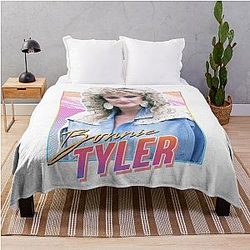 Bonnie Tyler 80s Throw Blanket