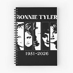 Bonnie Tyler Spiral Notebook