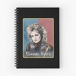 Vintage Retro Memorial Bonnie Tyler Notebook