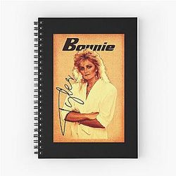 Music by Bonnie Tyler Spiral Notebook