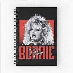 Music by Bonnie Tyler Spiral Notebook