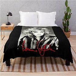 Bonnie Tyler Music Throw Blanket