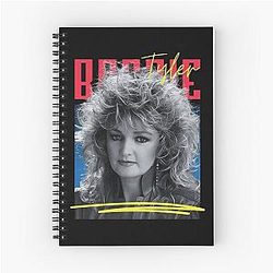 Music by Bonnie Tyler Spiral Notebook