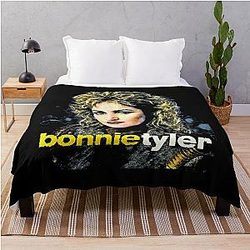 Bonnie Tyler Music Throw Blanket
