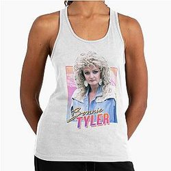 Bonnie Tyler 80s Racerback Tank Top